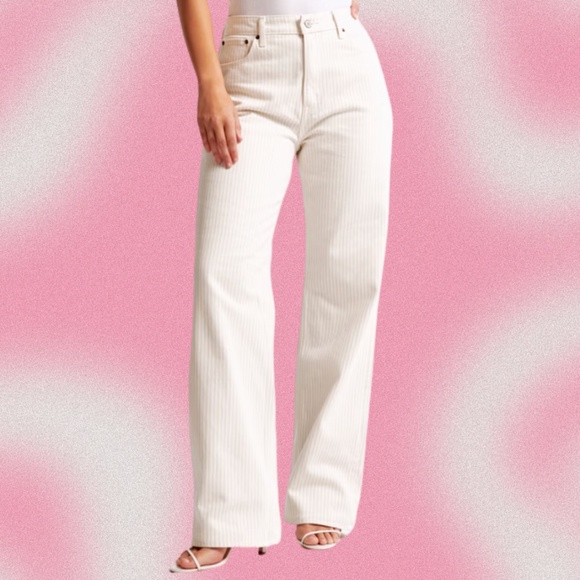 Abercrombie High Rise 90s Relaxed Jeans - Curve Love 26L - Picture 1 of 4